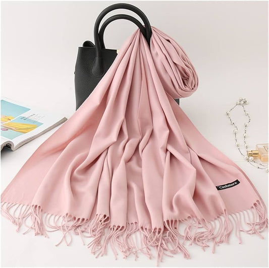 WINTER PASHMINA LIGHT PINK