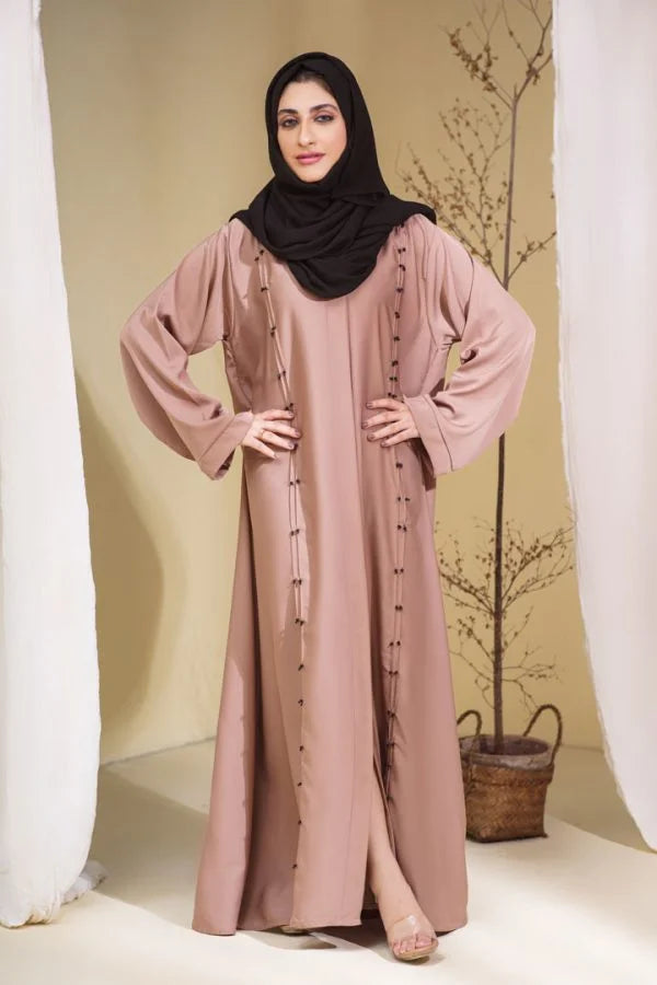 Beige Pintux Abaya