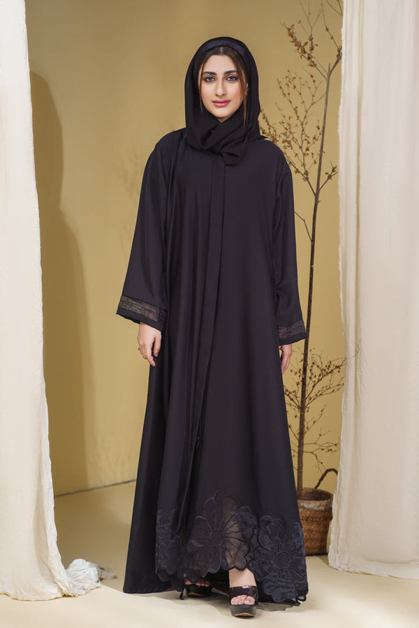 Black Celestial Abaya