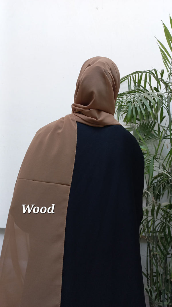 GEORGETTE Chiffon Wood