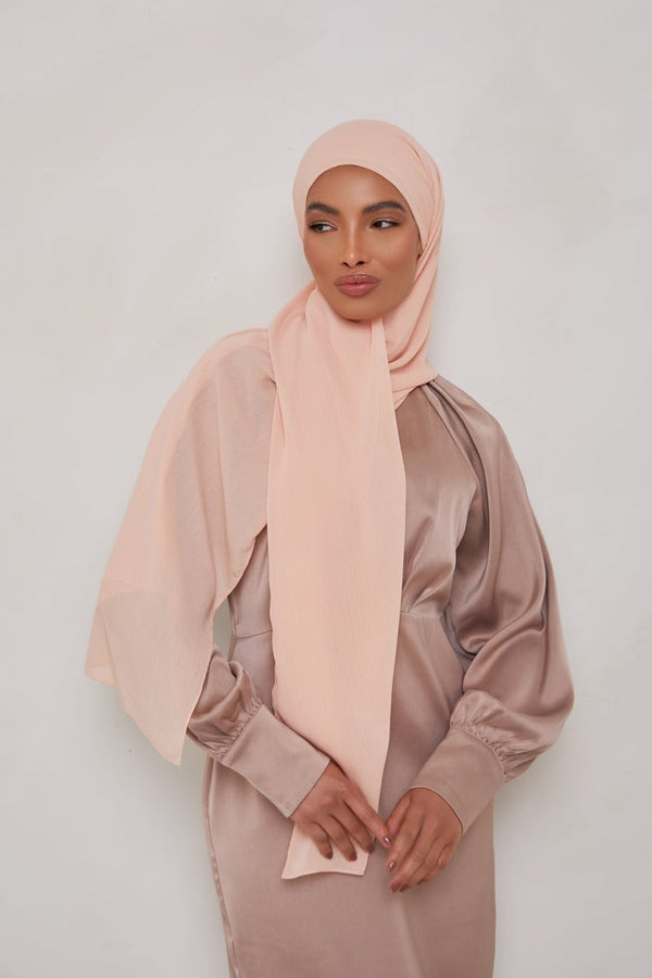 Georgette Chiffon Peach