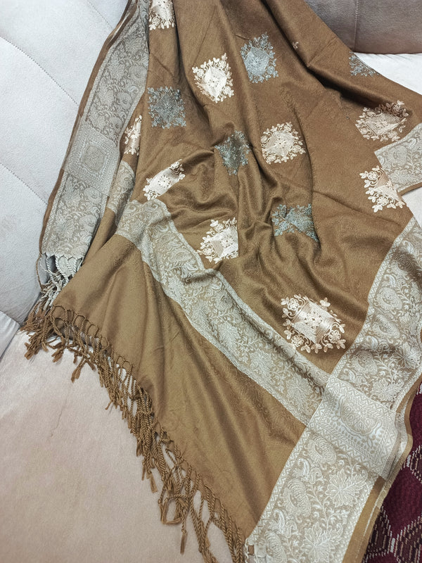 EMORIDED PASHMINA SHAWL